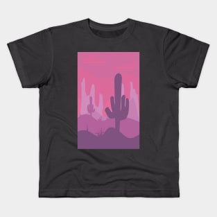 Cactus in the desert Kids T-Shirt